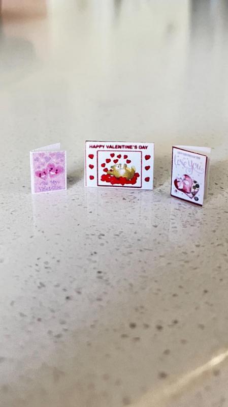 Valentine's Cards Pack of 3