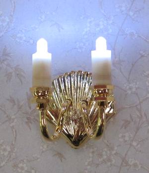 Gold Shell Wall Light LE-LED